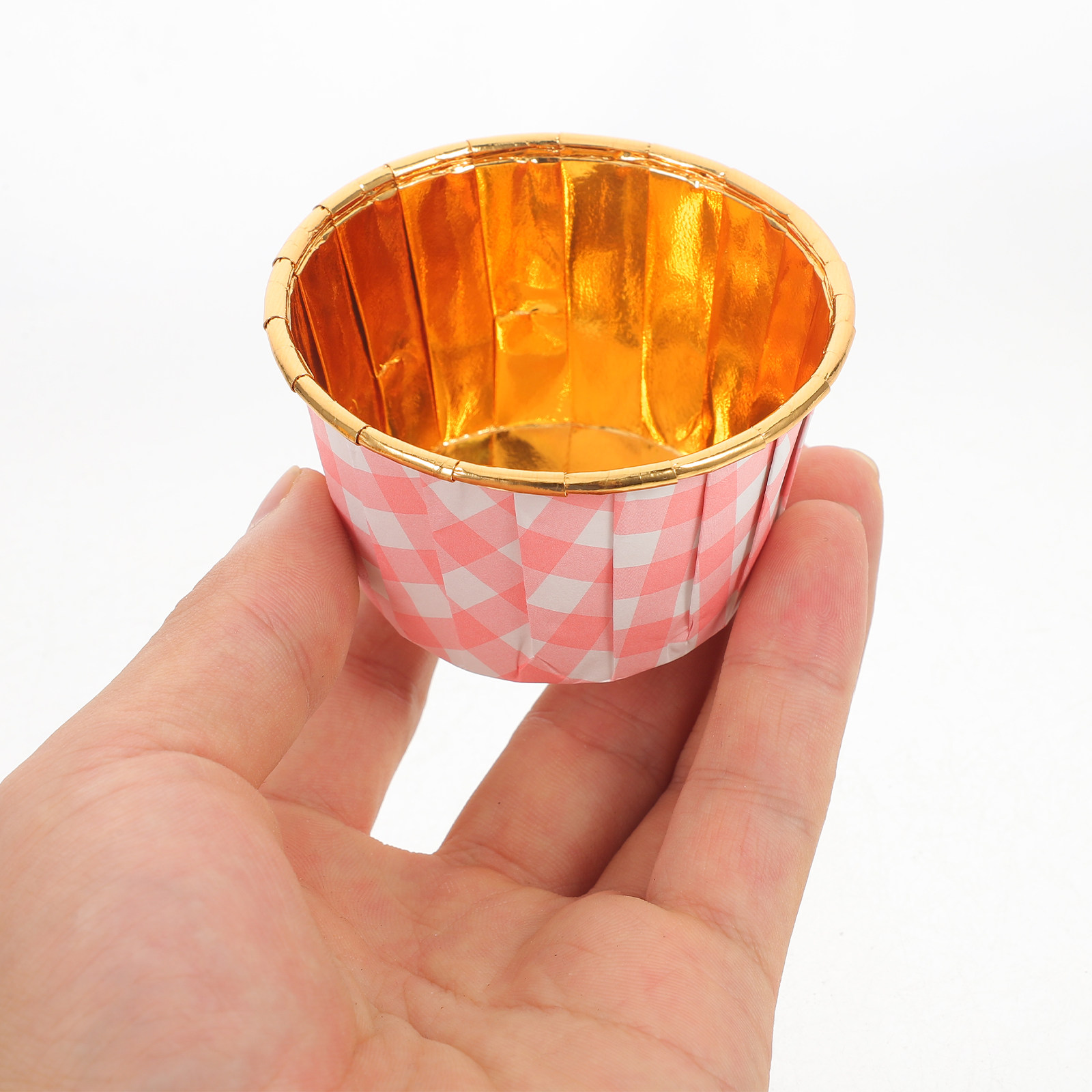 Plastic Cup 50Pcs - 50 Stück hochwertige Aluminiumförmchen für Cupcakes,