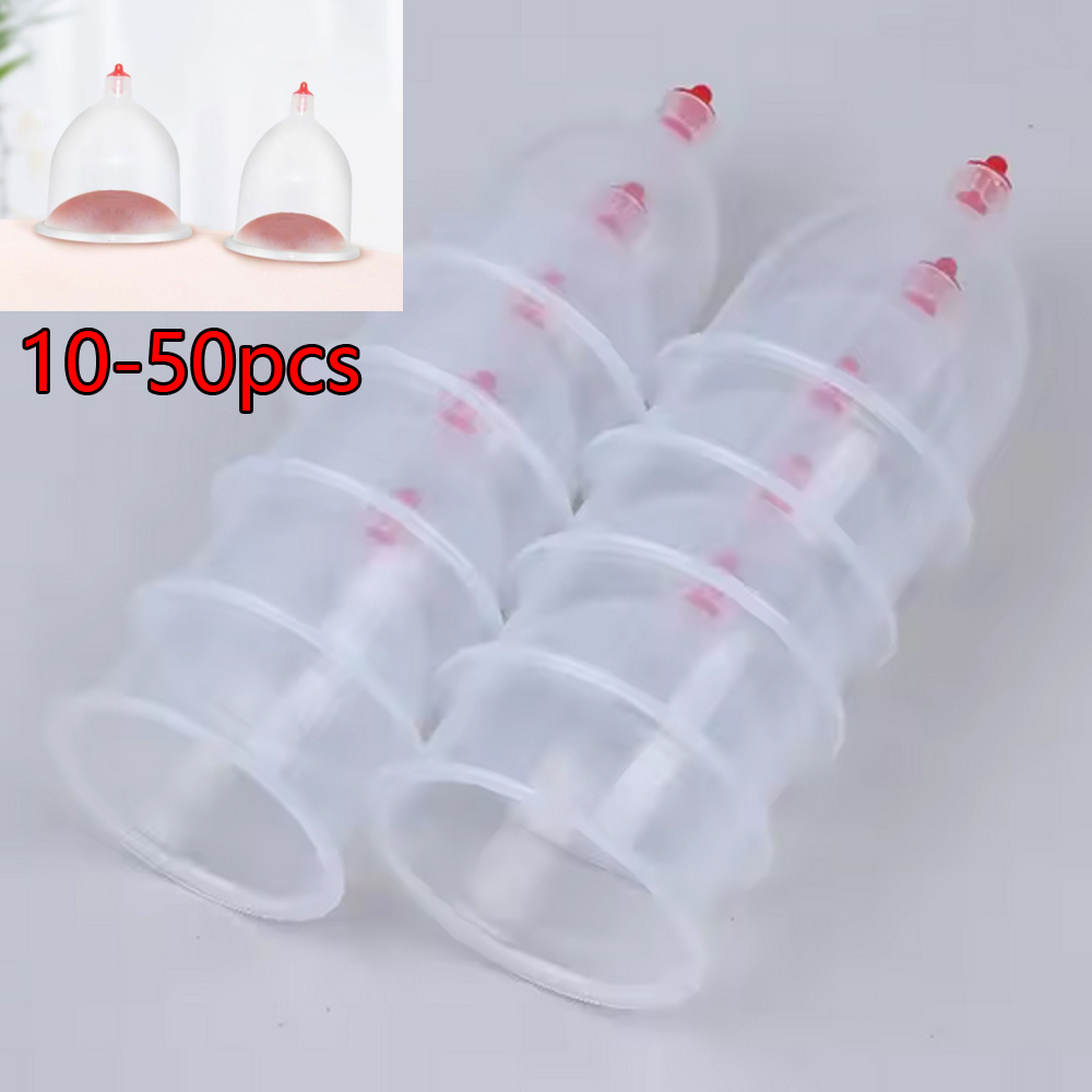Plastic Cup 50Pcs - 10-50 Stück, 2 Größen, tragbare Schröpfköpfe