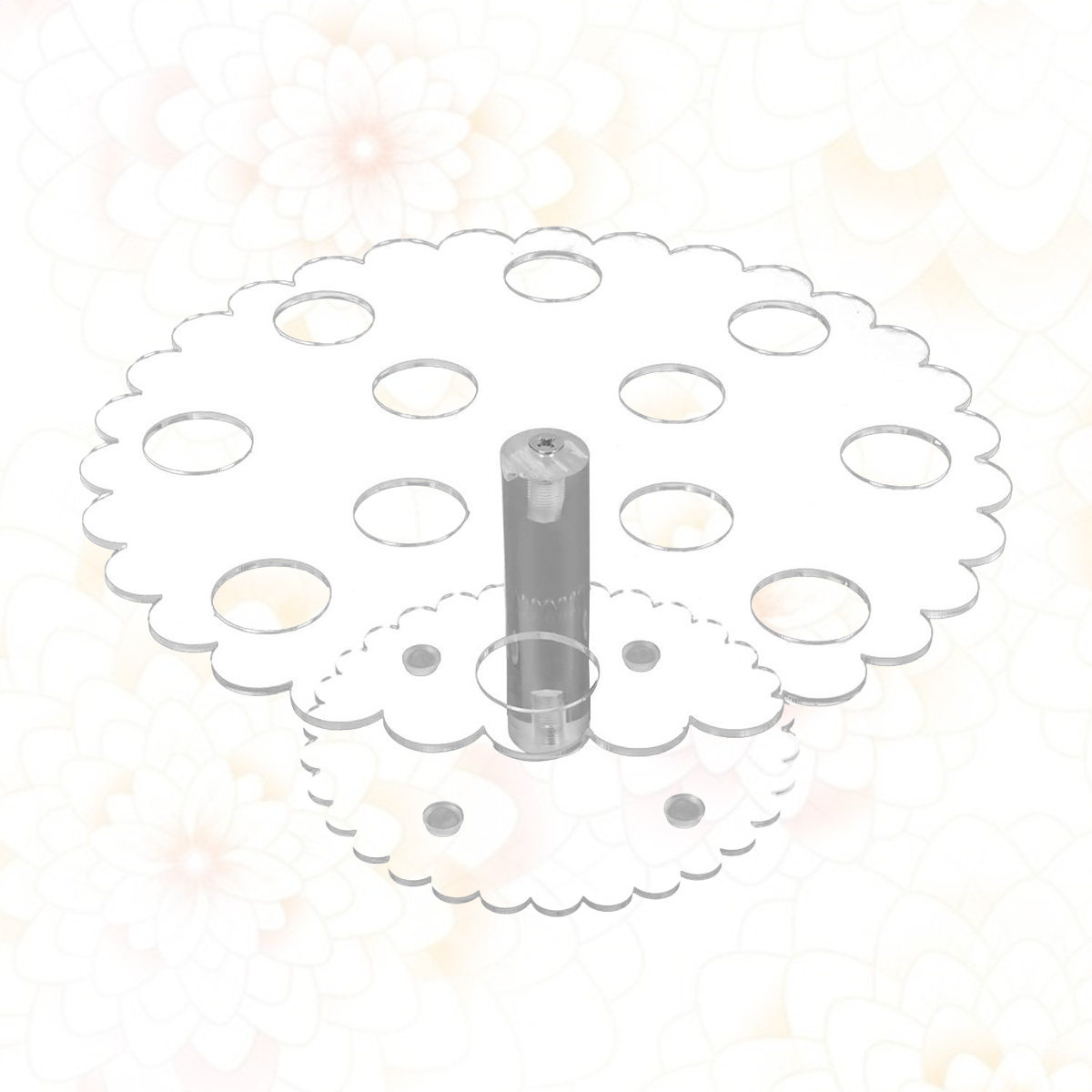 Cotton Candy Cone - 12-Loch Eiswaffelhalter aus Acryl, 3 cm