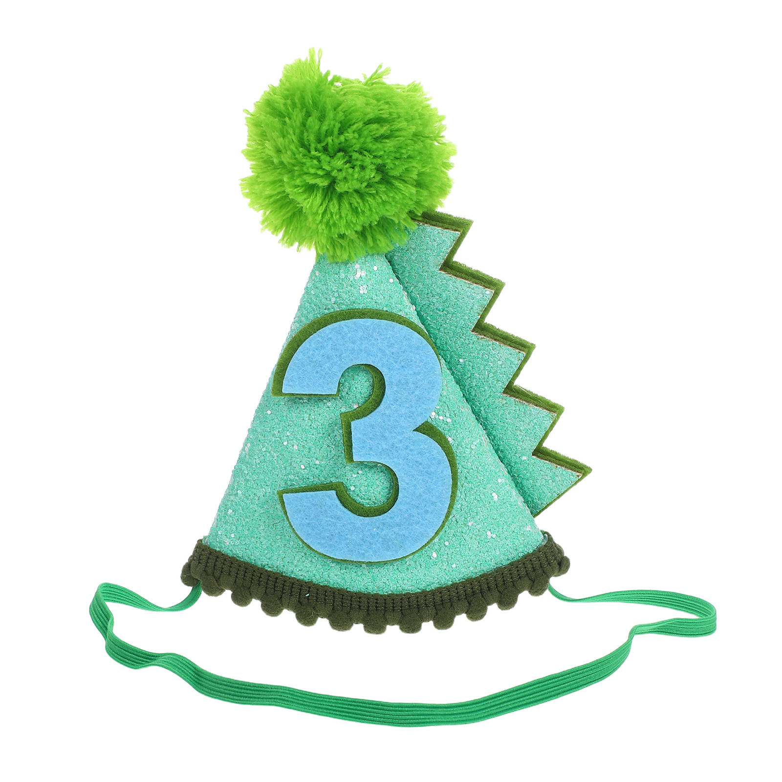 Party Hat Cone - Dinosaurier-Geburtstagsmütze für Kinder, kegelförmiges Party-Accessoire für