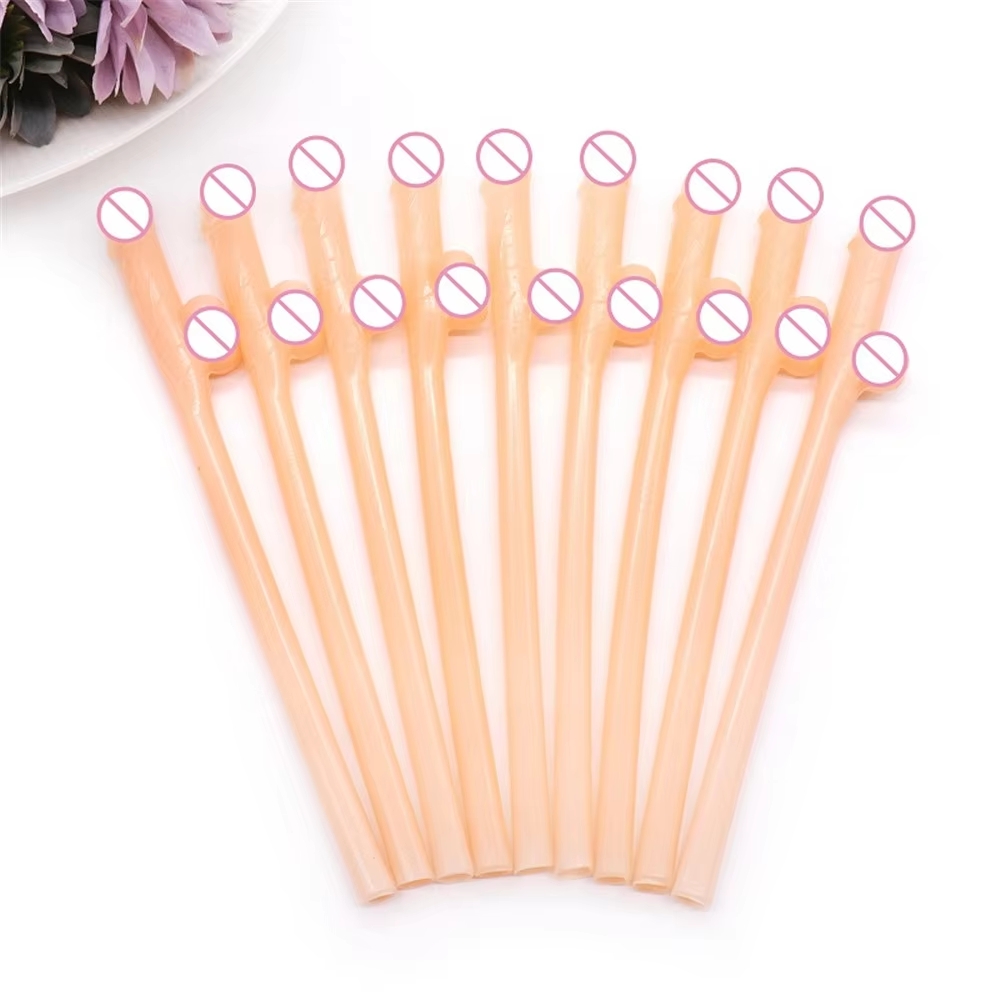Event Supplies - 10 stücke Bachelorette Party Penis Strohhalme