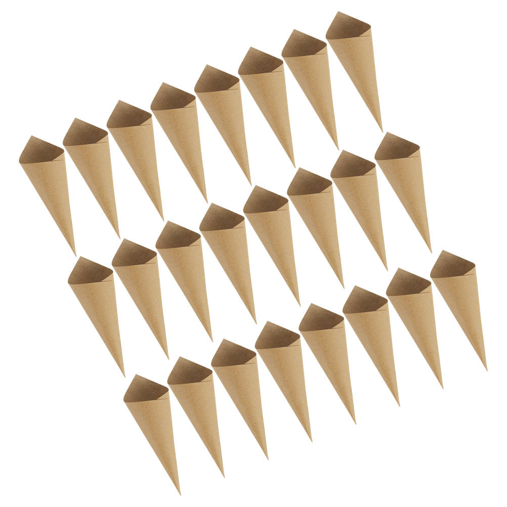 Papercraft Supply Confetti - 90 Stück Papier-Konfetti-Kegel, faltbare Bastel-Kegel, Süßigkeitenhalter,
