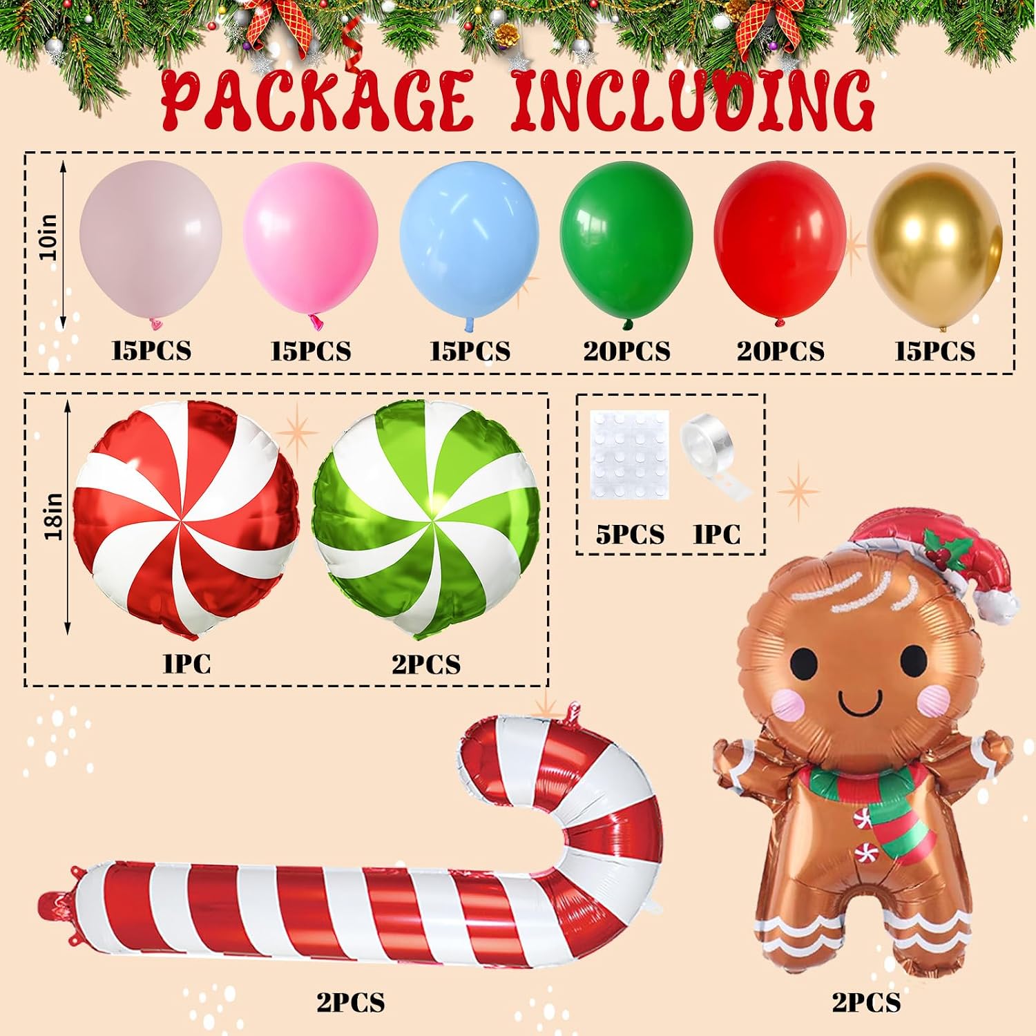 Weihnachtsballon-Girlanden-Bog – Balloon Arch Kit Bewertung und Preis
