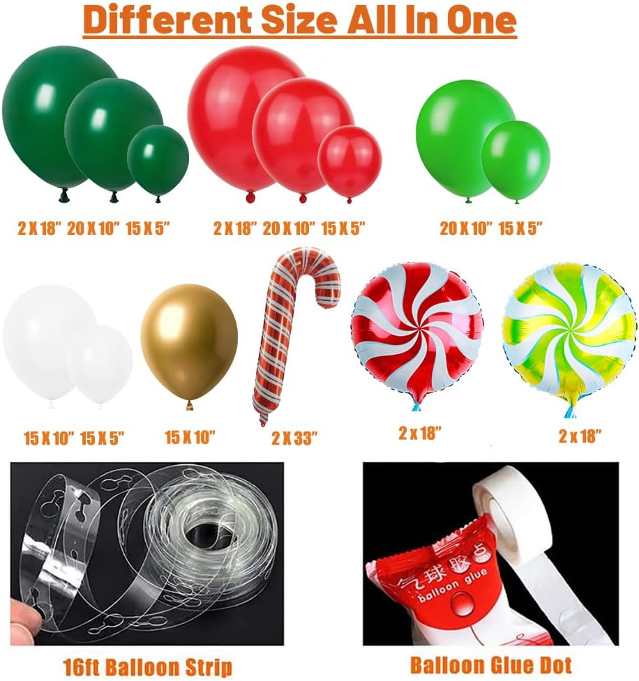 Weihnachts-Ballonbogen-Girland – Balloon Arch Kit Bewertung und Preis
