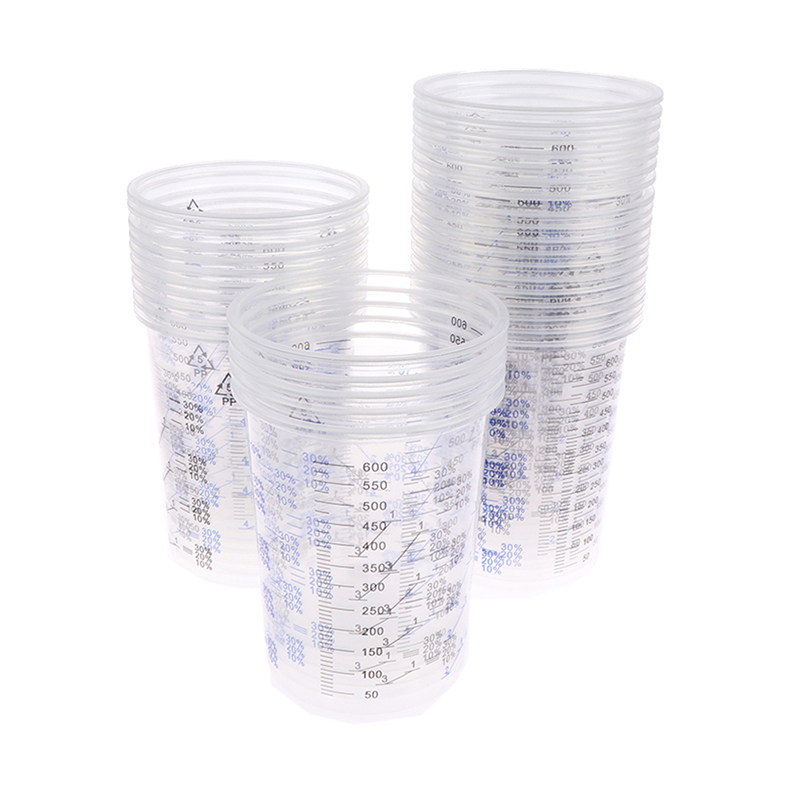 Neue 10/50 Stück Kalibrierte F – Plastic Cup 50Pcs Bewertung und Preis