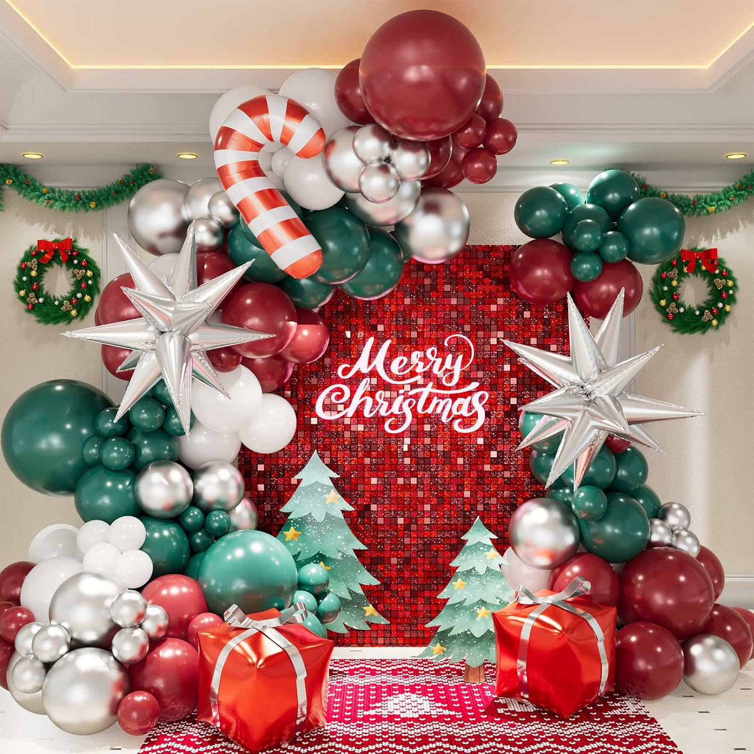 Weihnachts-Ballongirlanden-Bog – Balloon Arch Kit Bewertung und Preis