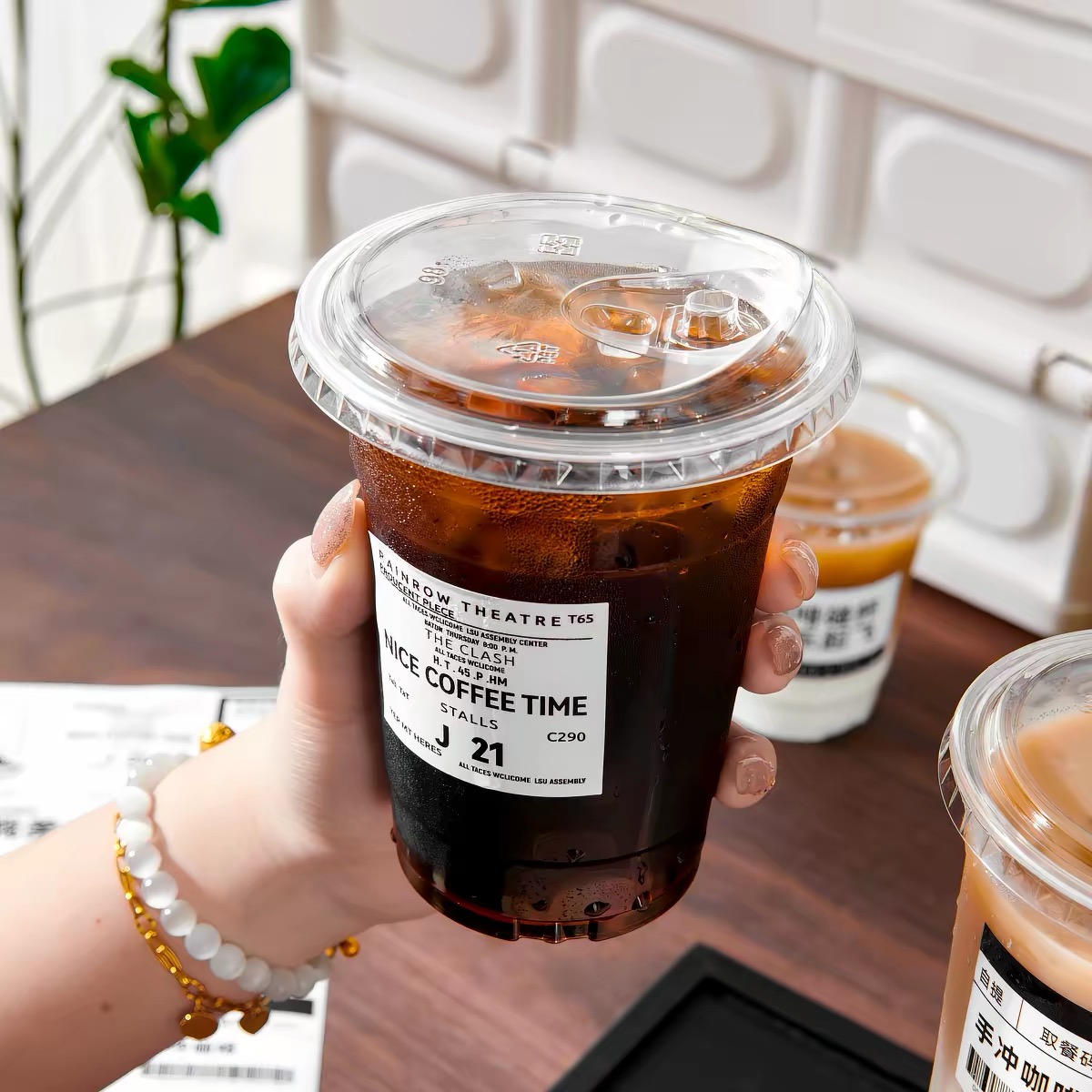 Einweg-Kaffeebecher, Becher fü – Plastic Cup 50Pcs Bewertung und Preis