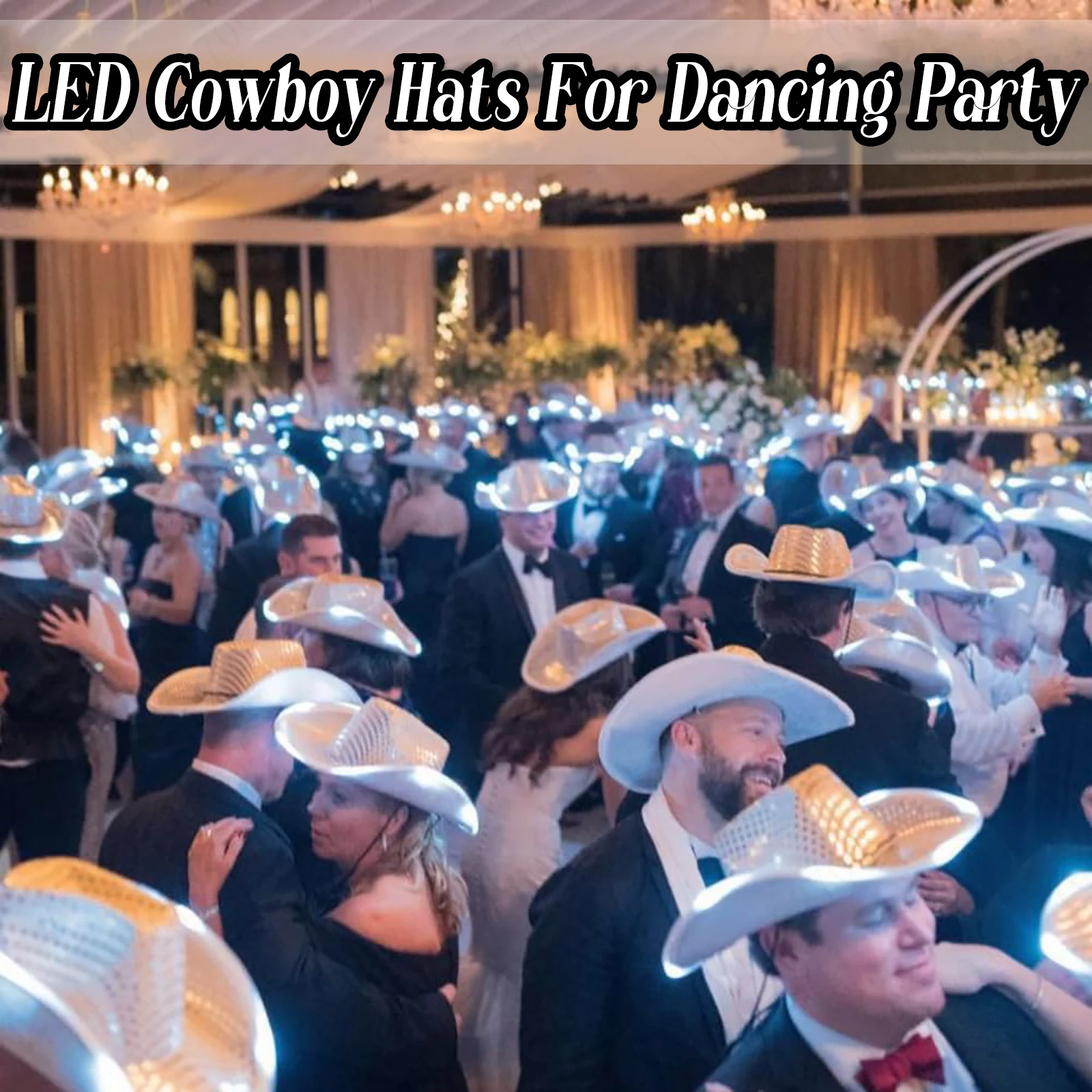 4/6/8/10/12/16 Stück LED Cowbo – Party Hat Cone Bewertung und Preis