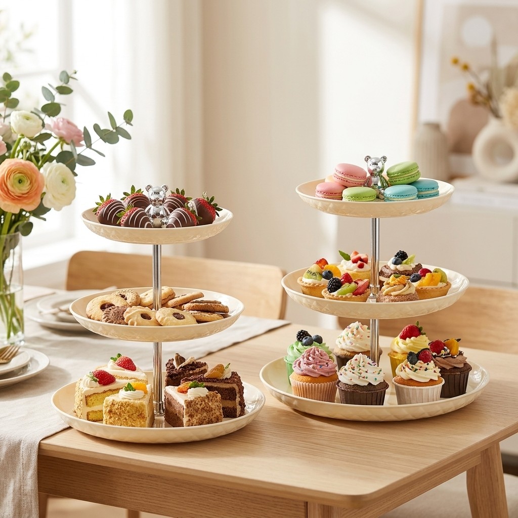2/3-stufiger Plastik-Cupcake-S – Cupcake Stand Tier Bewertung und Preis