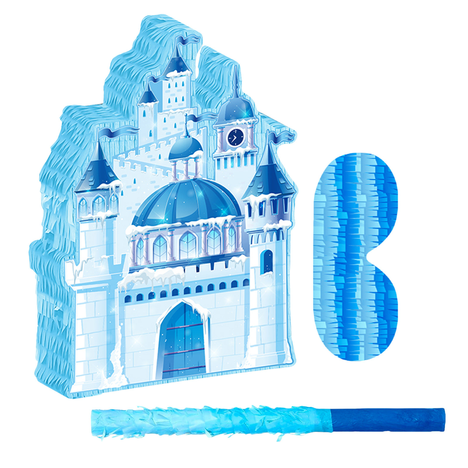1 Set Robuste Schloss-Pinata-D – Centerpiece Stick Bewertung und Preis
