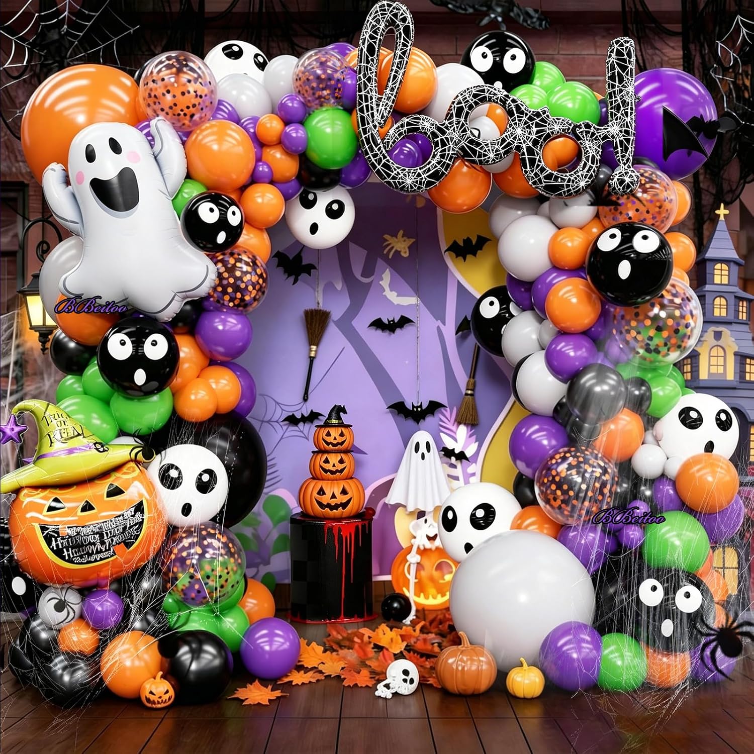 184-teiliges Halloween-Ballonb – Balloon Arch Kit Bewertung und Preis