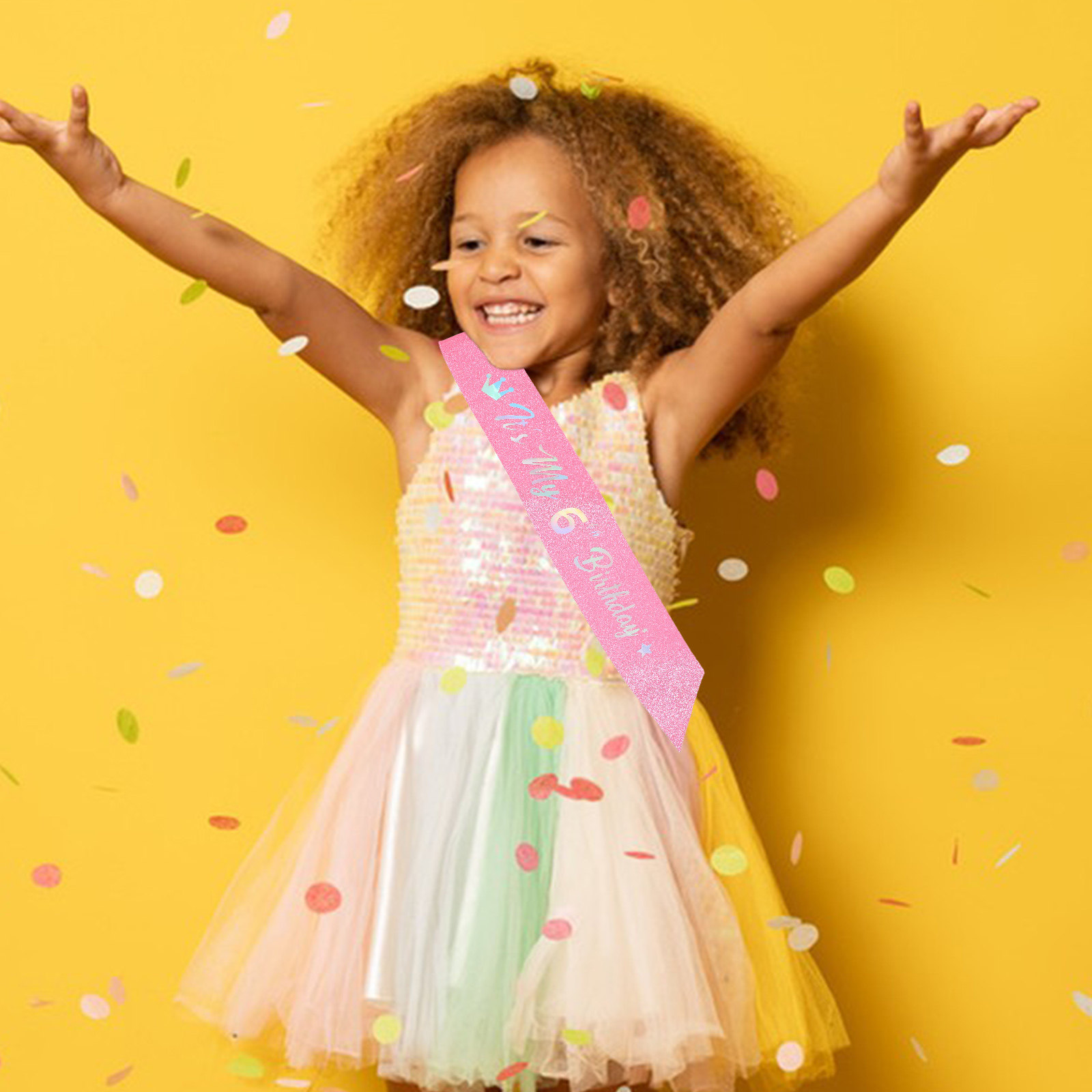 Rosa Glitzer-Geburtstags-Schär – Birthday Sash Glitter Bewertung und Preis