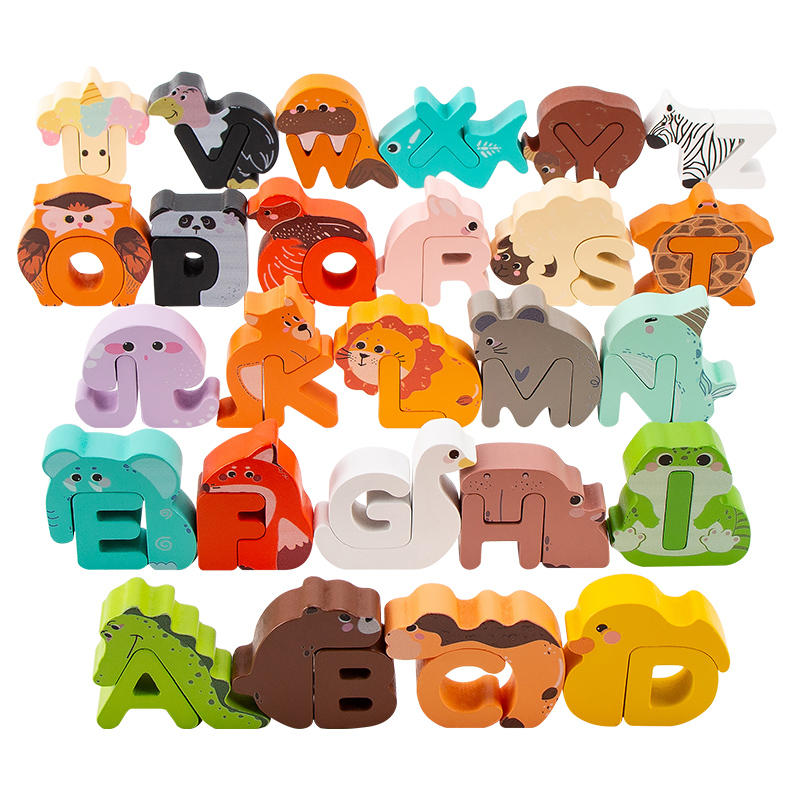 26-teiliges Holz-Tier-Alphabet – Event Z Bewertung und Preis