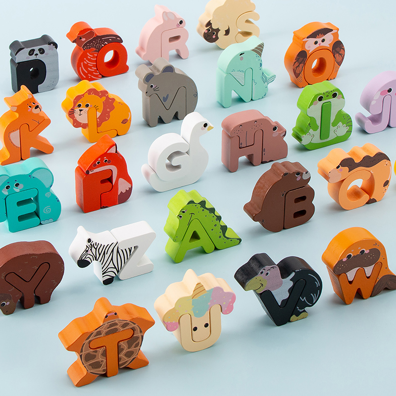 26-teiliges Holz-Tier-Alphabet – Event Z Bewertung und Preis