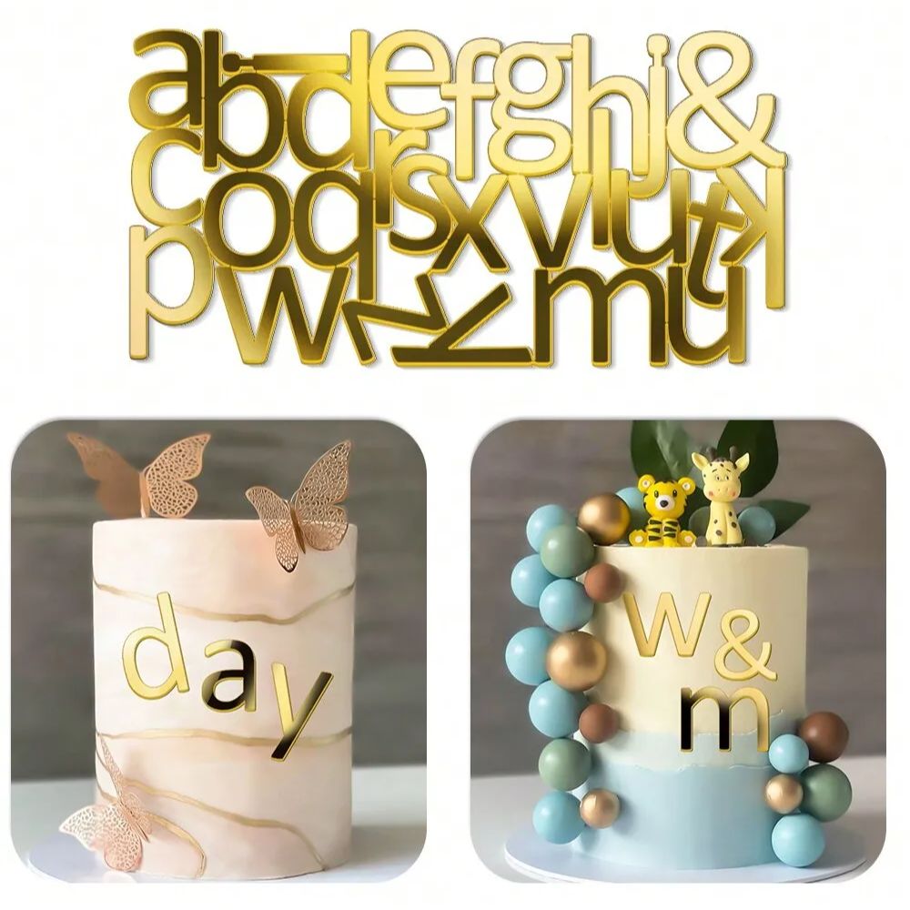 1set Goldene Spiegel Acryl A-Z – Event Z Bewertung und Preis