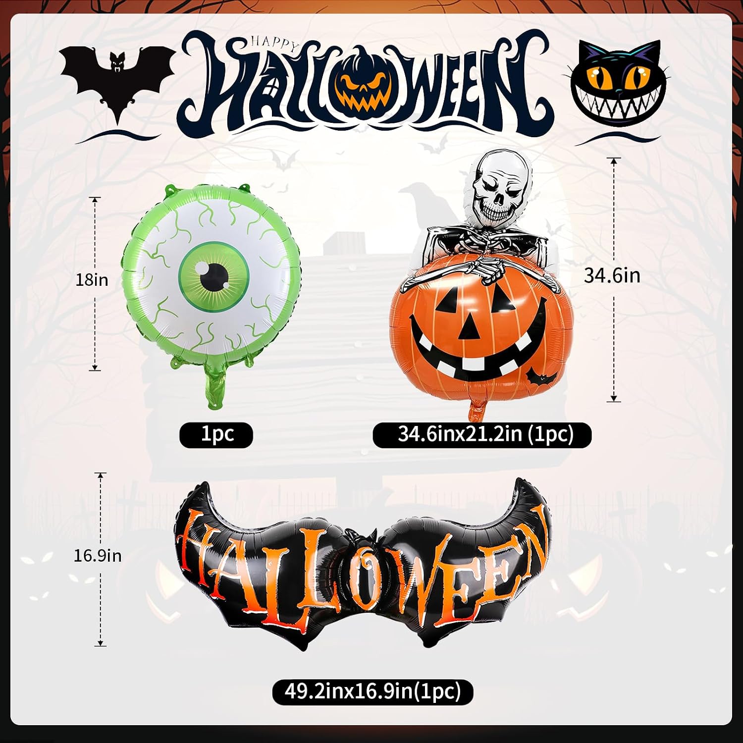 Halloween-Ballon-Girlanden-Bog – Balloon Arch Kit Bewertung und Preis