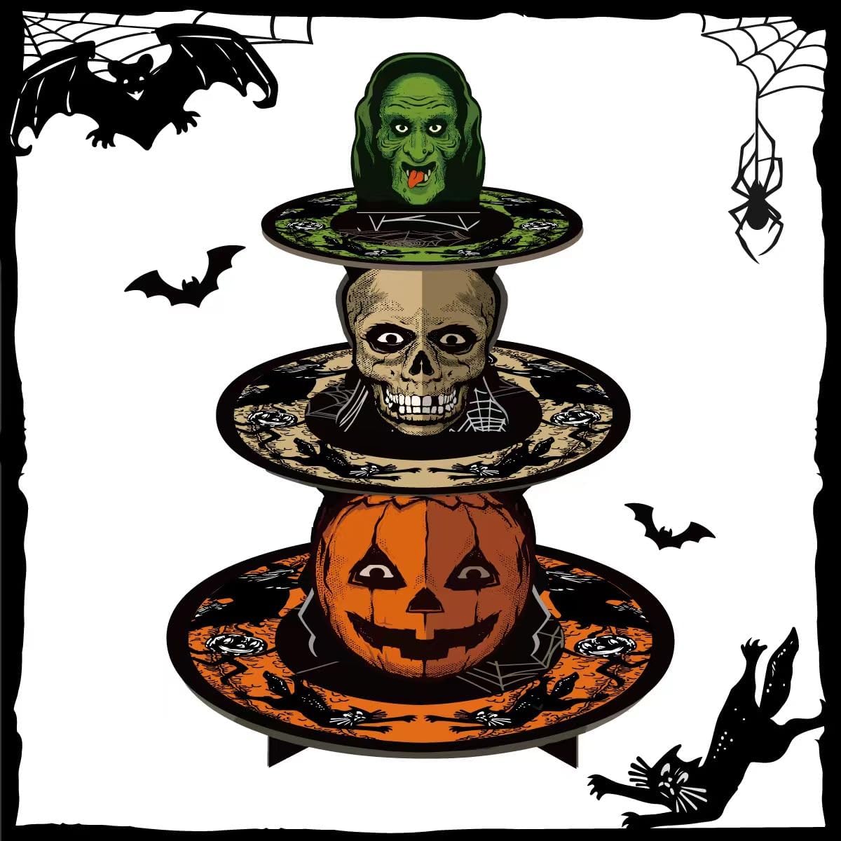 Halloween Cupcake Ständer 3-st – Cupcake Stand Tier Bewertung und Preis