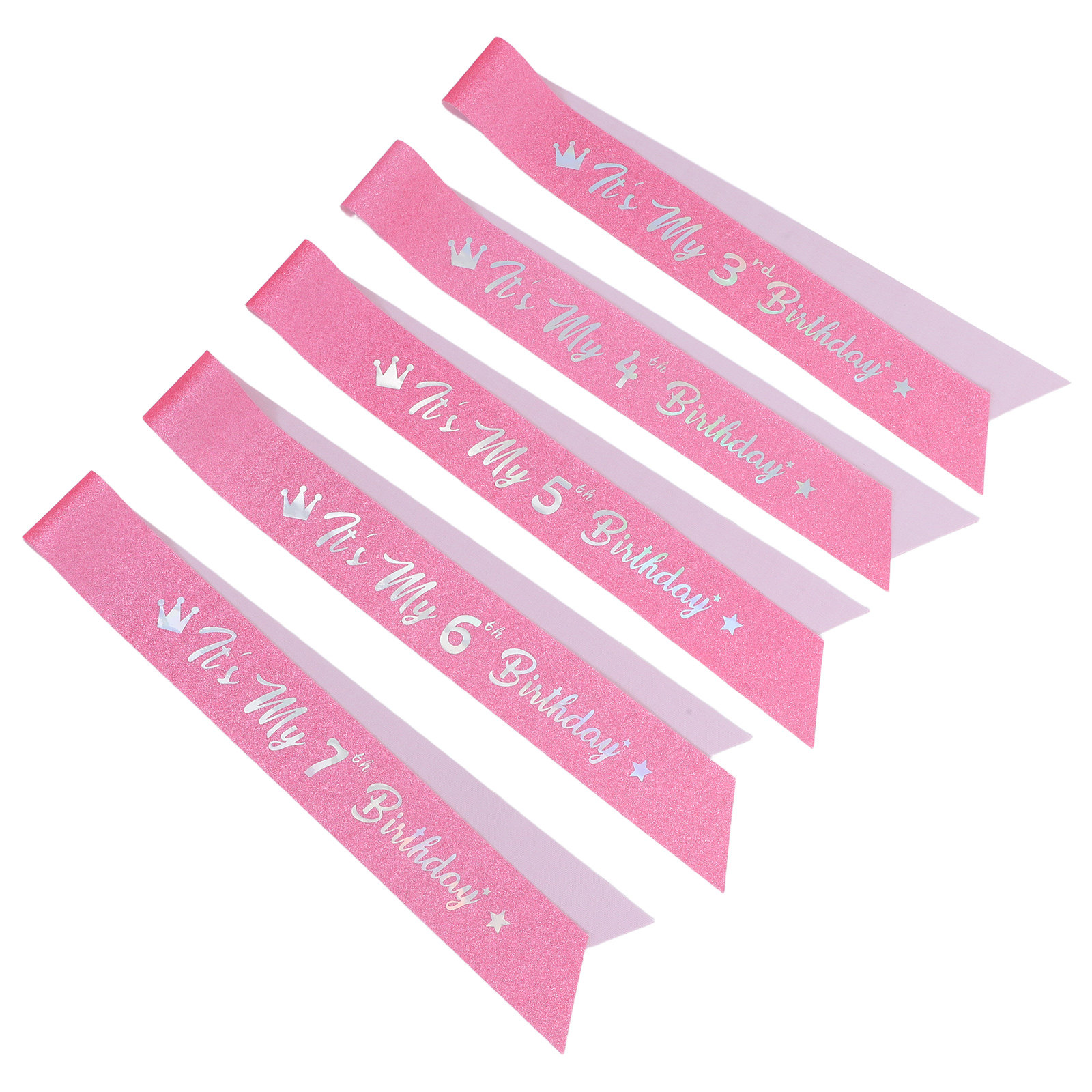 5 Stück Glitzer-Geburtstags-Sc – Birthday Sash Glitter Bewertung und Preis