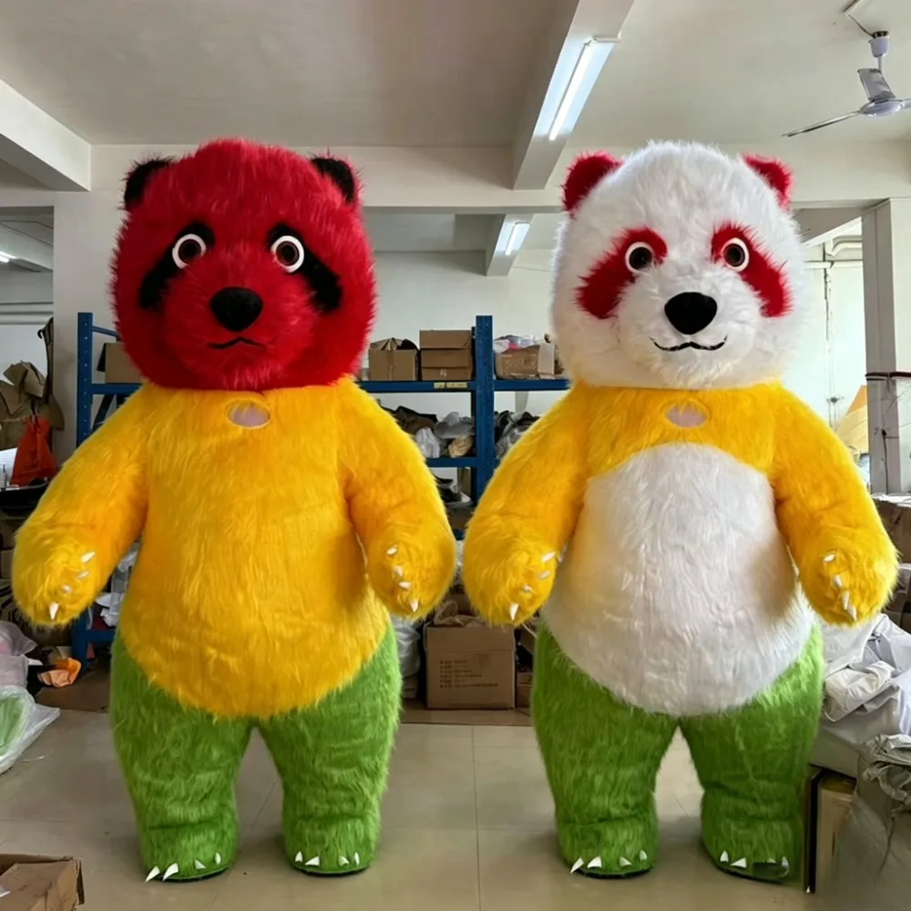 Buntes Riesenpanda Aufblasbare – Event & Party Supply Bewertung und Preis
