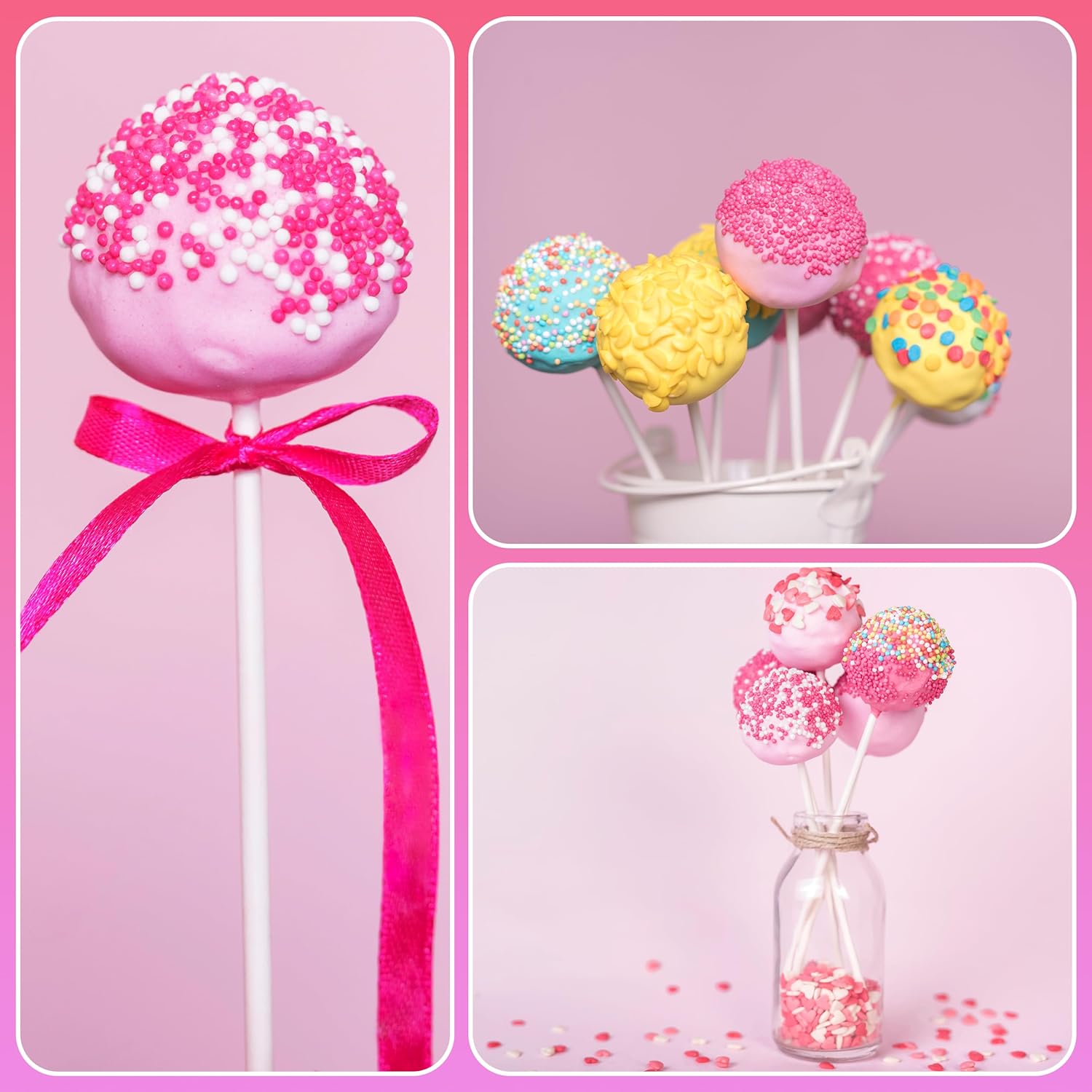 100 Stücke DIY Süßigkeiten Sti – Cotton Candy Cone Bewertung und Preis