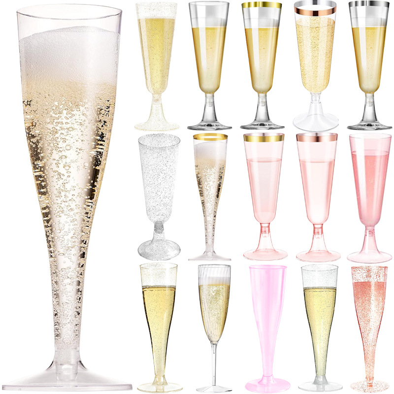 50 Stück Einweg-Champagnergläs – Plastic Cup 50Pcs Bewertung und Preis