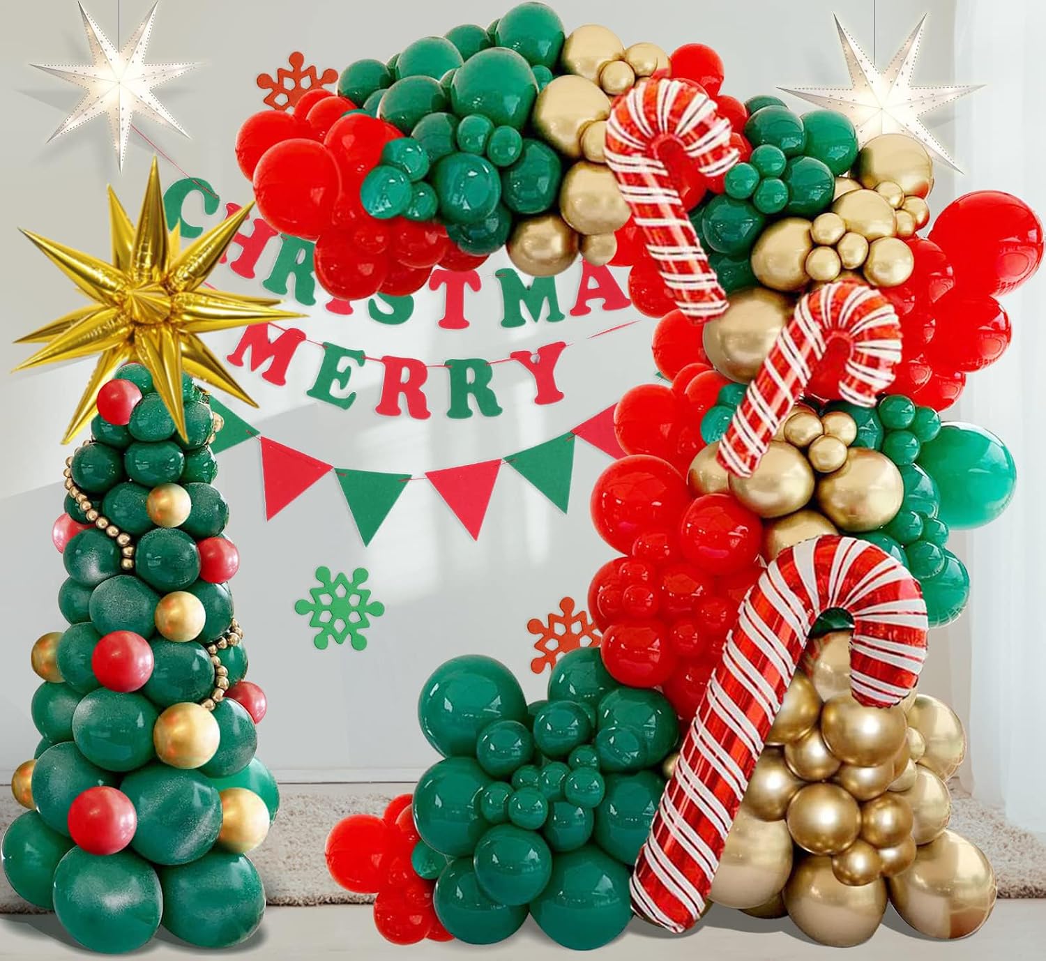 Weihnachtsballon-Girlanden-Bog – Balloon Arch Kit Bewertung und Preis