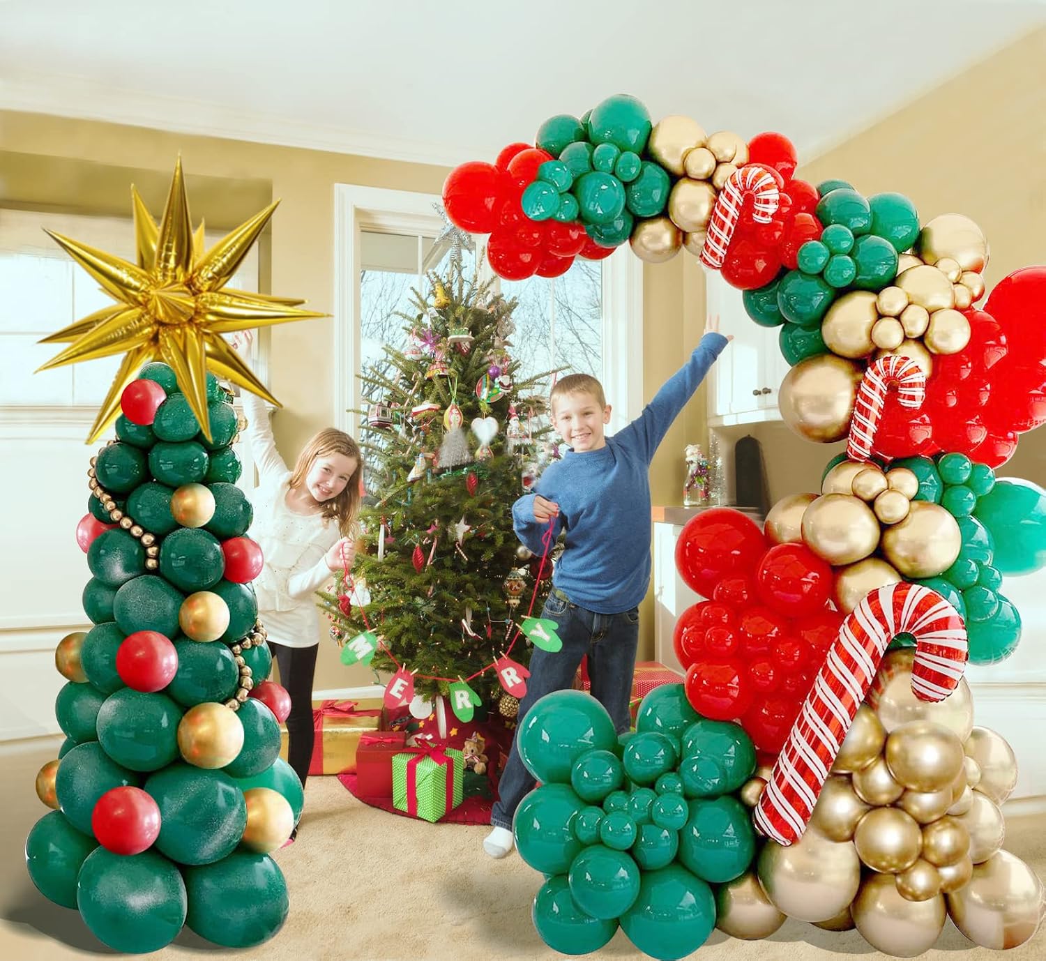 Weihnachtsballon-Girlanden-Bog – Balloon Arch Kit Bewertung und Preis